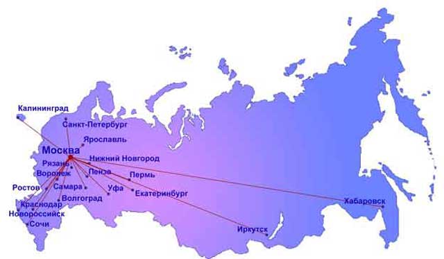 Cityvision-Outdoor-Bildschirm-Netzwerk in Russland