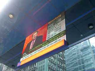 Informierender Outdoor-Bildschirm in Hong Kong